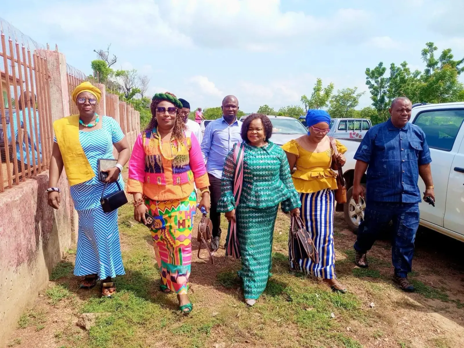 Assembly delegation on a field visit